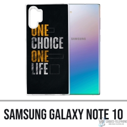 Cover Samsung Galaxy Note 10 - Una scelta di vita