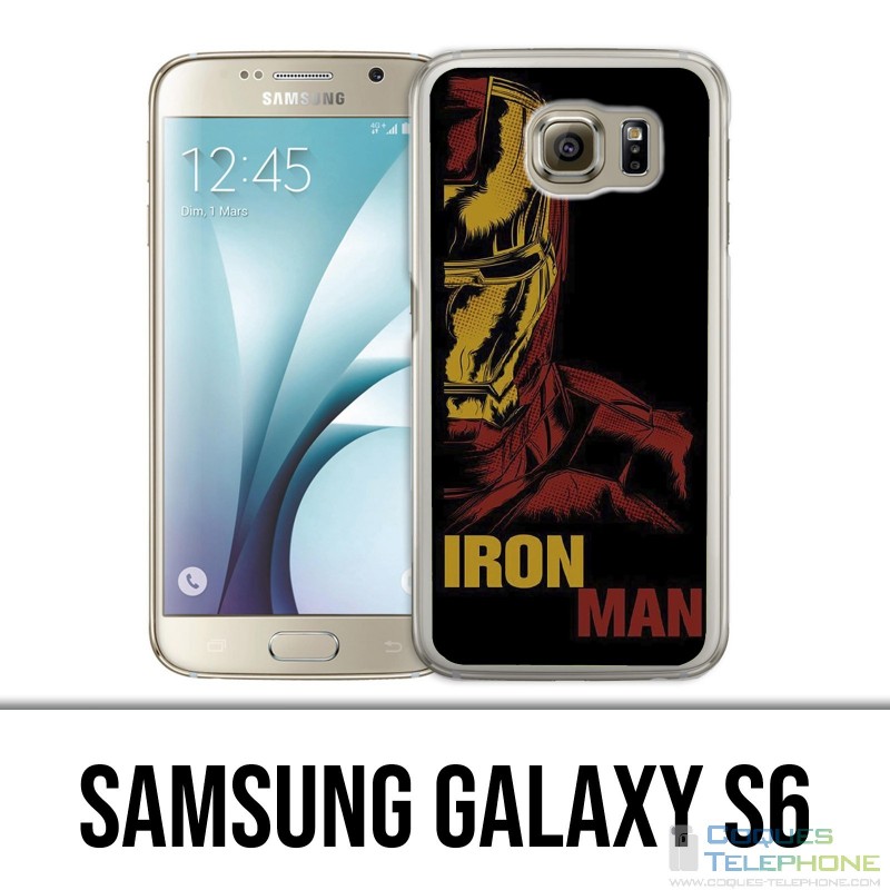 Carcasa Samsung Galaxy S6 - Iron Man Comics