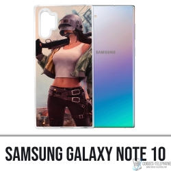 Cover Samsung Galaxy Note 10 - Ragazza PUBG