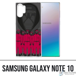 Cover Samsung Galaxy Note 10 - Agente dei cartoni animati del gioco del calamaro