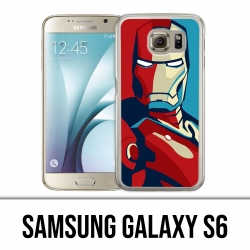 Carcasa Samsung Galaxy S6 - Póster de diseño Iron Man