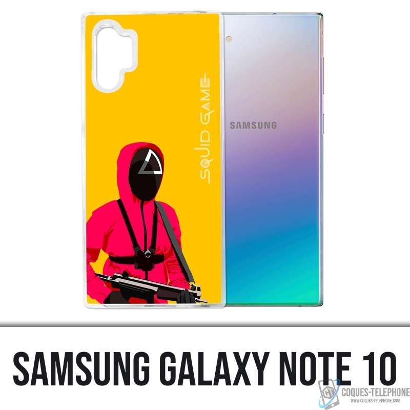 Samsung Galaxy Note 10 case - Squid Game Soldier Cartoon