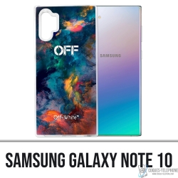 Custodia per Samsung Galaxy Note 10 - Nuvola di colore bianco sporco