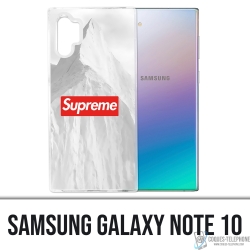 Coque Samsung Galaxy Note 10 - Supreme Montagne Blanche
