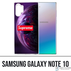Coque Samsung Galaxy Note 10 - Supreme Planete Violet
