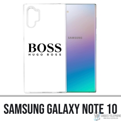Coque Samsung Galaxy Note 10 - Hugo Boss Blanc