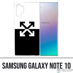 Funda Samsung Galaxy Note 10 - Logotipo blanco roto