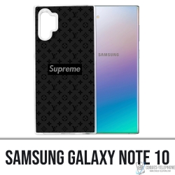 Custodia Samsung Galaxy Note 10 - Supreme Vuitton Nera