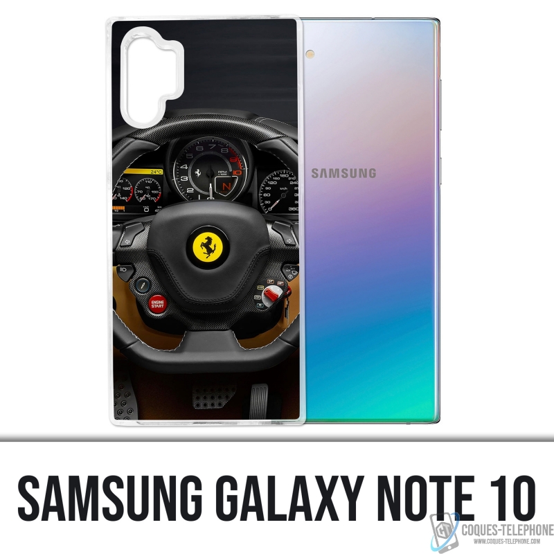Coque Samsung Galaxy Note 10 - Volant Ferrari