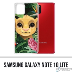 Coque Samsung Galaxy Note 10 Lite - Disney Simba Bebe Feuilles