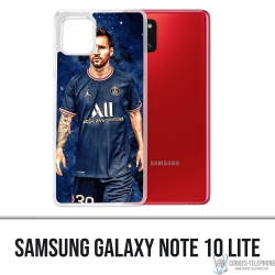 Coque Samsung Galaxy Note 10 Lite - Messi PSG Paris Splash