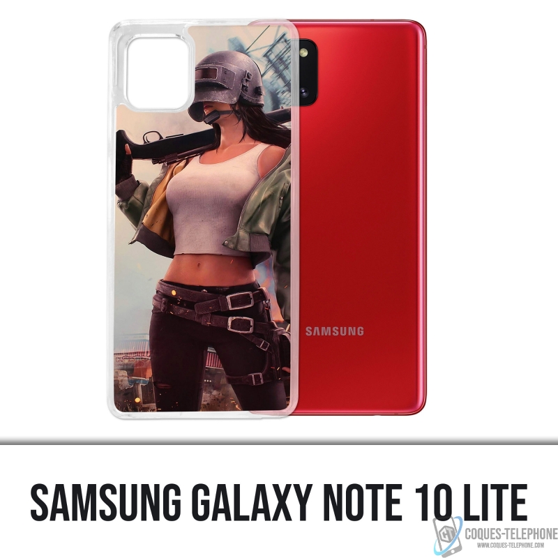 Samsung Galaxy Note 10 Lite case - PUBG Girl