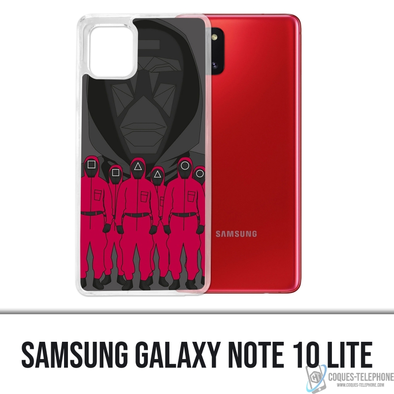 Custodia Samsung Galaxy Note 10 Lite - Agente dei cartoni animati del gioco del calamaro