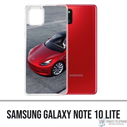 Coque Samsung Galaxy Note 10 Lite - Tesla Model 3 Rouge