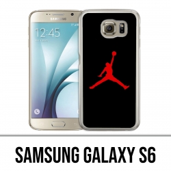 Samsung Galaxy S6 Hülle - Jordan Basketball Logo Schwarz
