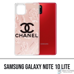 Custodia Samsung Galaxy Note 10 Lite - Sfondo rosa Chanel
