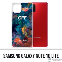 Samsung Galaxy Note 10 Lite Case - Off White Color Cloud