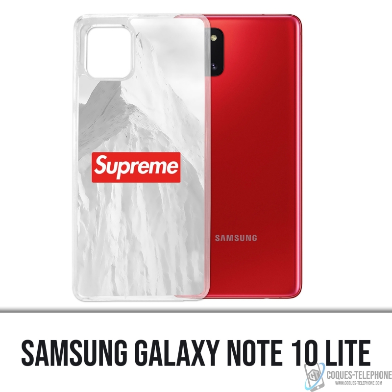 Funda Samsung Galaxy Note 10 Lite - Montaña Blanca Suprema