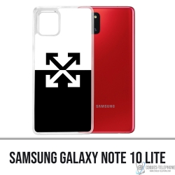 Custodia per Samsung Galaxy Note 10 Lite - Logo bianco sporco