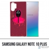 Samsung Galaxy Note 10 Plus Case - Squid Game Soldier Splash