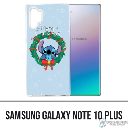 Custodia Samsung Galaxy Note 10 Plus - Stitch Merry Christmas