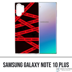 Custodia Samsung Galaxy Note 10 Plus - Avviso di pericolo