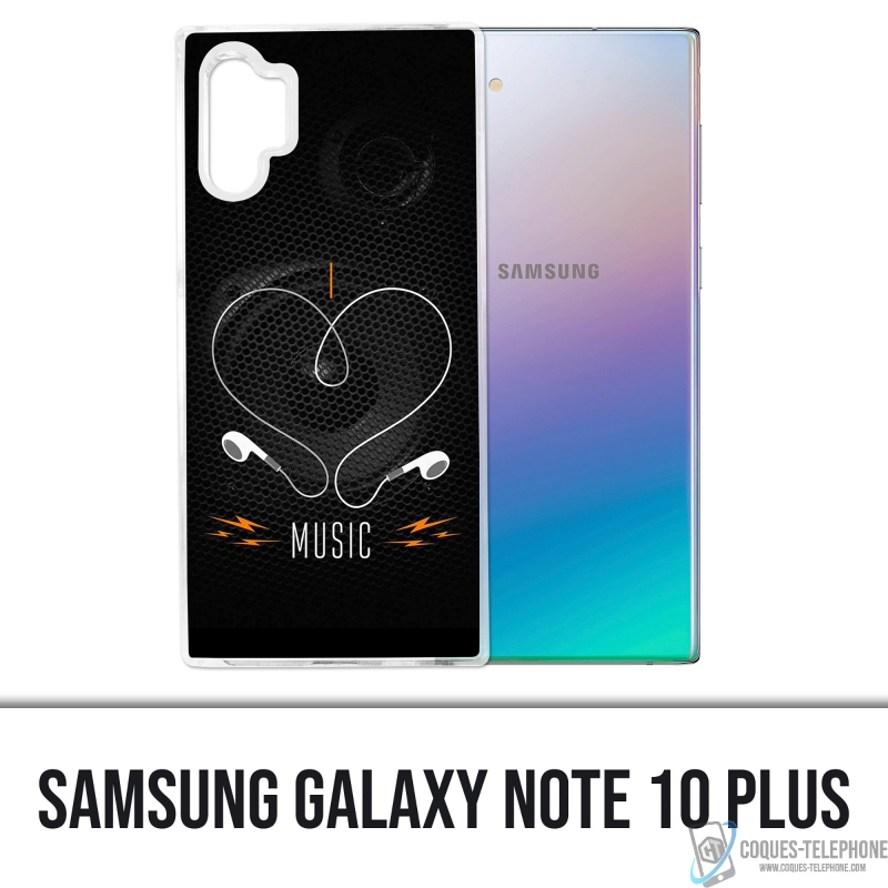 Samsung Galaxy Note 10 Plus Case - Ich liebe Musik
