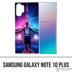 Custodia Samsung Galaxy Note 10 Plus - Messi PSG Parigi Torre Eiffel