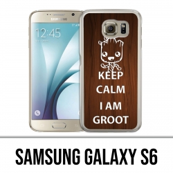 Carcasa Samsung Galaxy S6 - Mantenga la calma Groot
