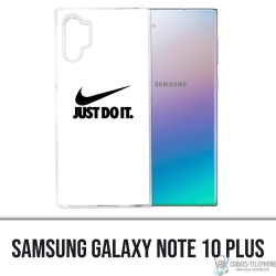 Samsung Galaxy Note 10 Plus Case - Nike Just Do It Weiß