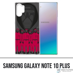 Funda Samsung Galaxy Note 10 Plus - Agente de dibujos animados de Squid Game