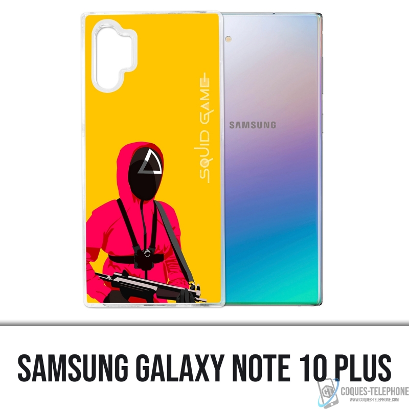 Samsung Galaxy Note 10 Plus case - Squid Game Soldier Cartoon