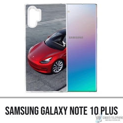 Carcasa para Samsung Galaxy Note 10 Plus - Tesla Model 3 Roja