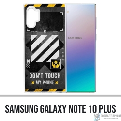 Custodia per Samsung Galaxy Note 10 Plus - Bianco sporco con telefono touch incluso