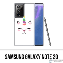 Coque Samsung Galaxy Note 20 - Gato Unicornio