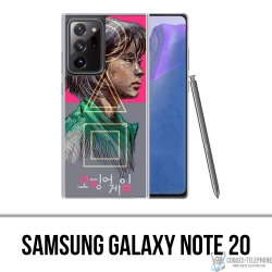 Samsung Galaxy Note 20 case - Squid Game Girl Fanart
