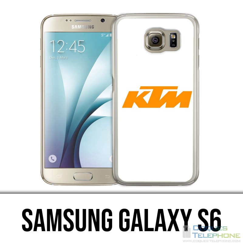 Samsung Galaxy S6 Case - Ktm Logo White Background