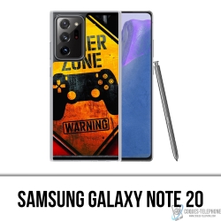 Coque Samsung Galaxy Note 20 - Gamer Zone Warning