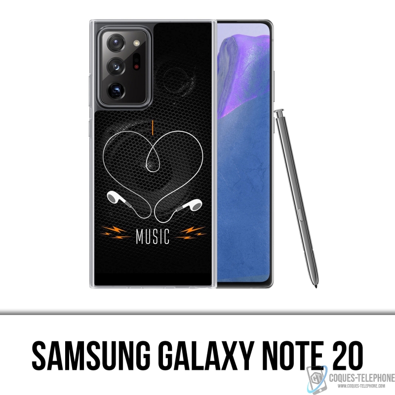 Cover Samsung Galaxy Note 20 - Amo la musica