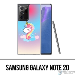 Coque Samsung Galaxy Note 20 - Licorne Nuage