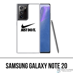 Samsung Galaxy Note 20 Case - Nike Just Do It Weiß