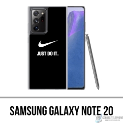 Samsung Galaxy Note 20 Case - Nike Just Do It Schwarz