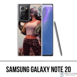 Funda Samsung Galaxy Note 20 - Chica PUBG