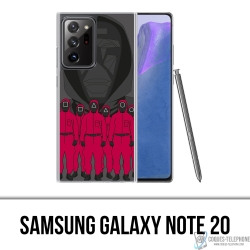 Cover Samsung Galaxy Note 20 - Agente dei cartoni animati del gioco del calamaro