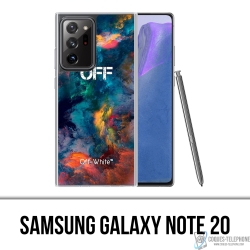 Custodia per Samsung Galaxy Note 20 - Nuvola di colore bianco sporco