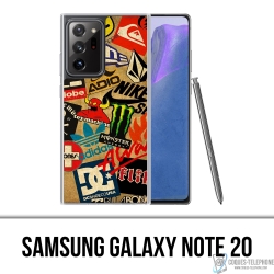 Coque Samsung Galaxy Note 20 - Skate Logo Vintage