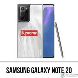 Coque Samsung Galaxy Note 20 - Supreme Montagne Blanche
