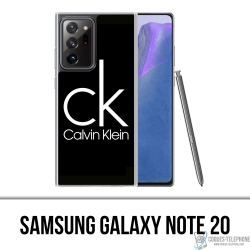 Samsung Galaxy Note 20 Case - Calvin Klein Logo Schwarz