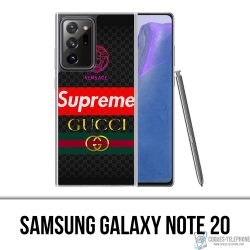 Coque Samsung Galaxy Note 20 - Versace Supreme Gucci