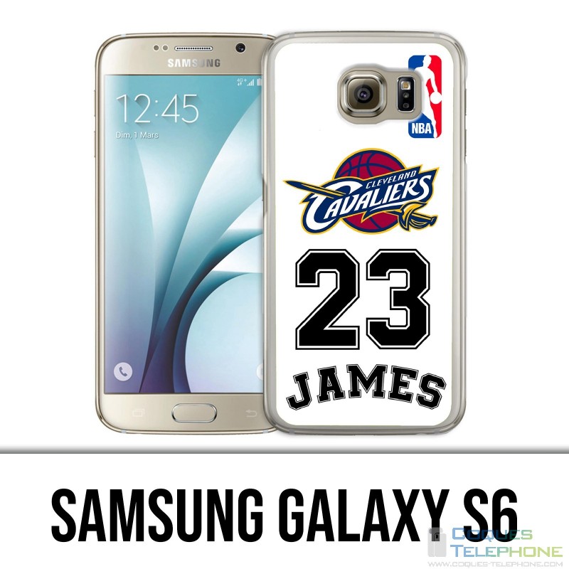 Coque Samsung Galaxy S6 - Lebron James Blanc